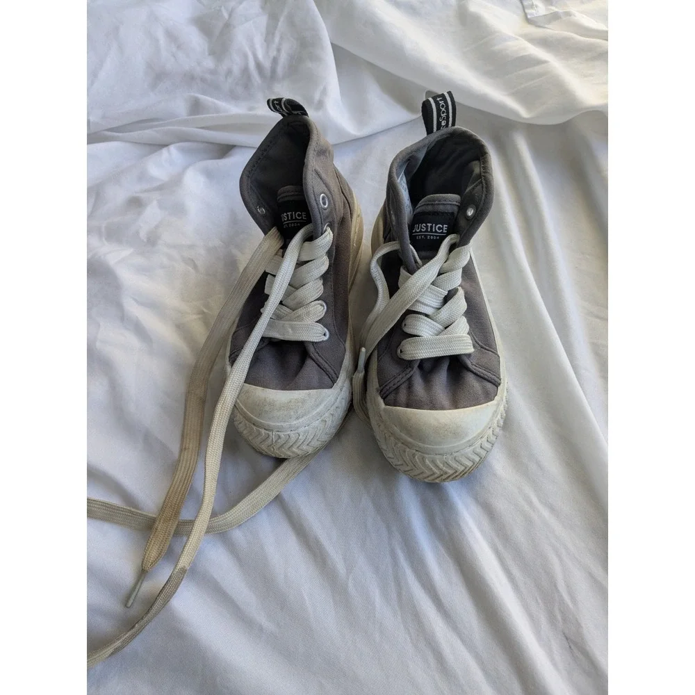 Justice Sport Girl's High Top Shoes Size 13‎ Multicolor